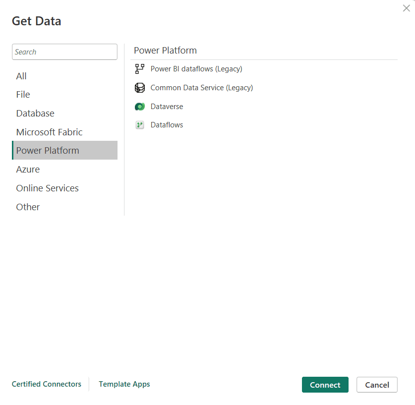 Power Query Dataverse Connector